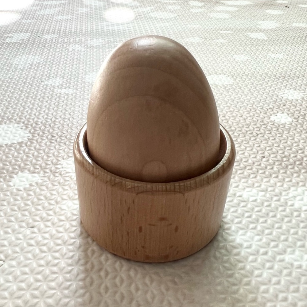 Lovevery Wooden Egg Cup Montessori Toy